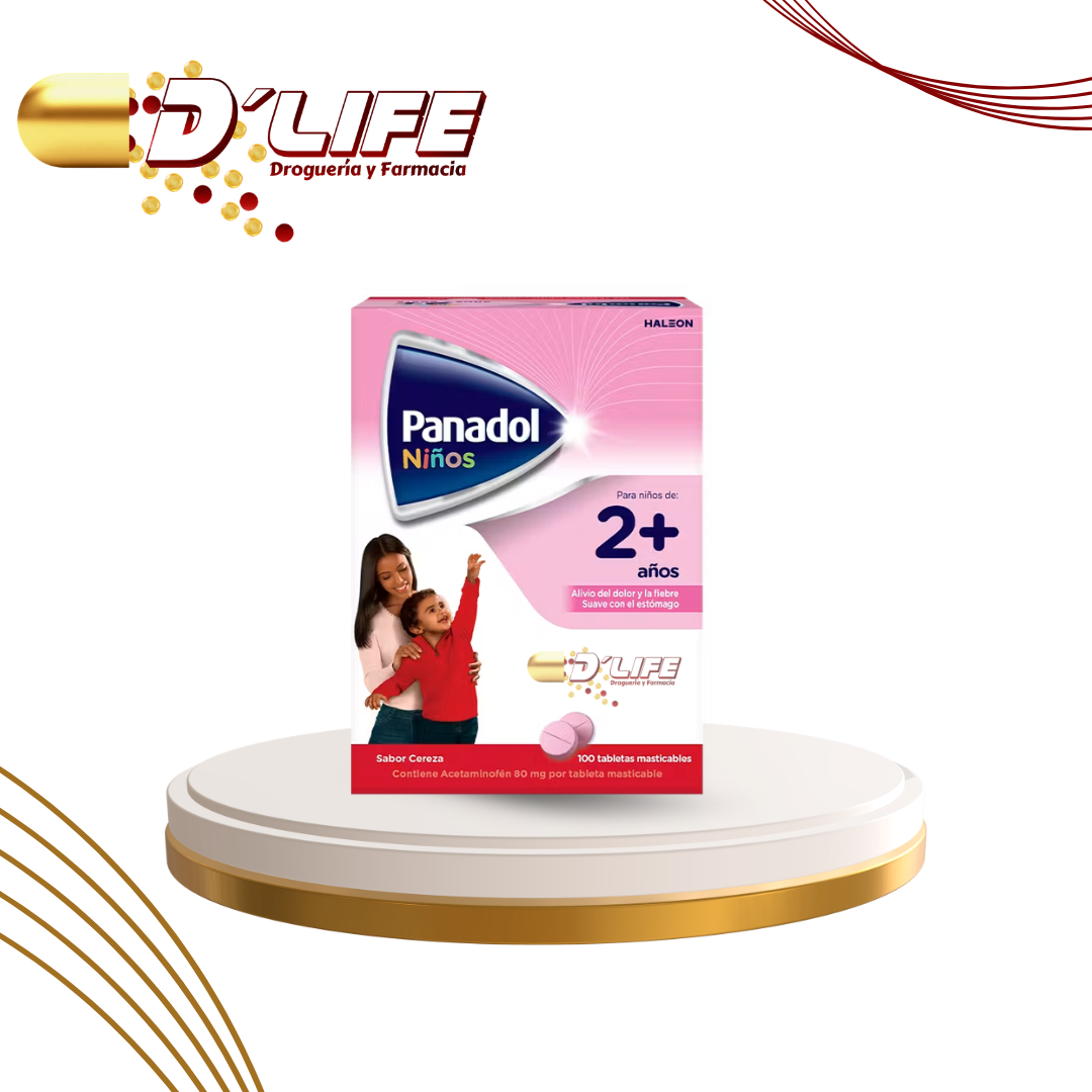 PANADOL NIÑOS DISP.X 100 TAB