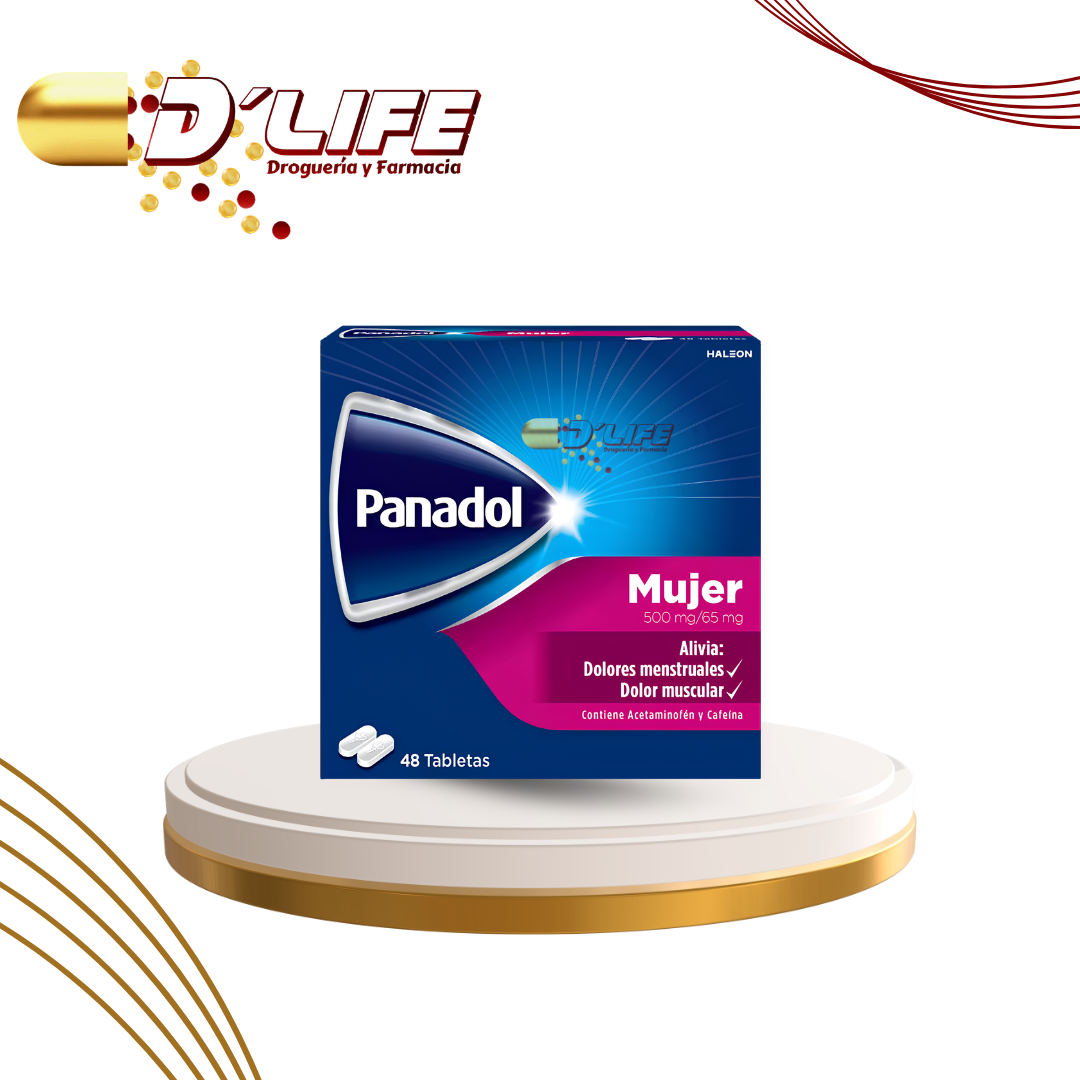 PANADOL MUJER DISP. X 48 TABLETAS