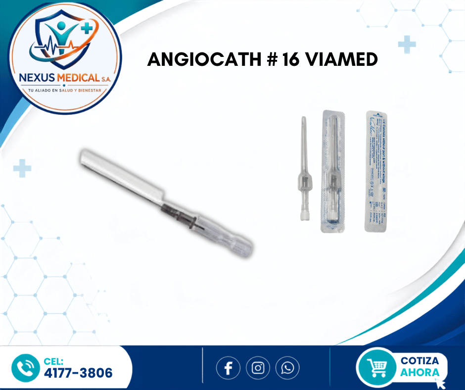 ANGIOCATH # 16 MARCA VIAMED CAJA DE 100 UNI		 - Nexus Medical S.A.