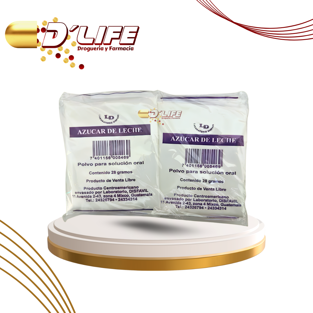 AZUCAR DE LECHE X 8 SOBRES DISFAVIL