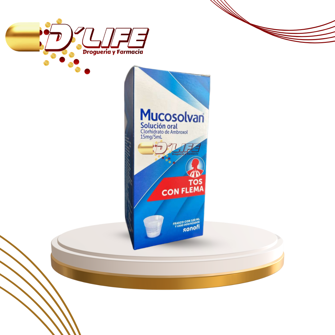 MUCOSOLVAN TOS CON FLEMA 15MG/5ML X 120ML