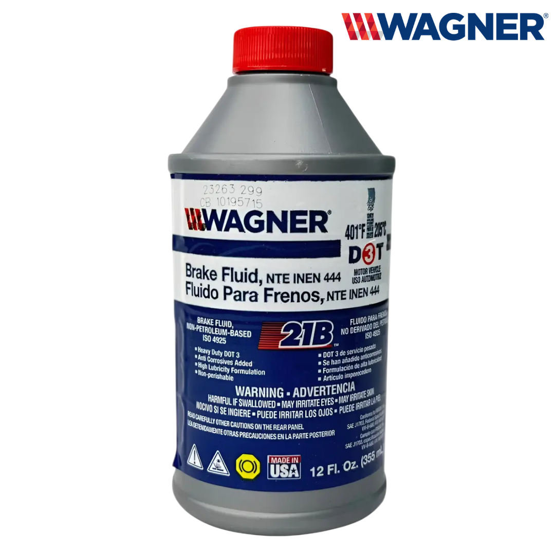 Liquido Frenos DOT-3 Wagner (12oz) 355ml - Repuestos y Lubricantes Vicent's