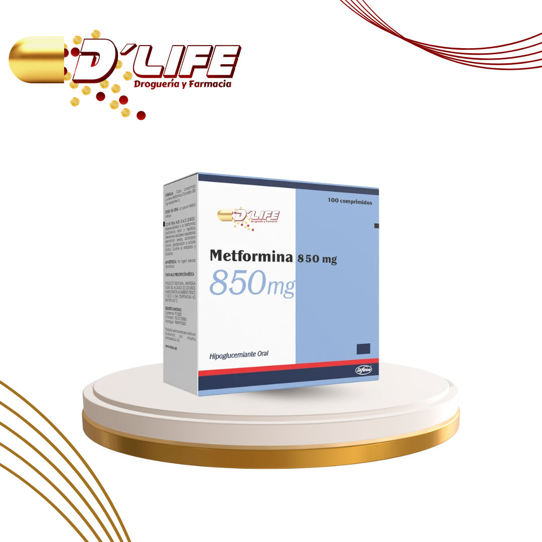 METFORMINA 850MG CX100 TABS. INFASA