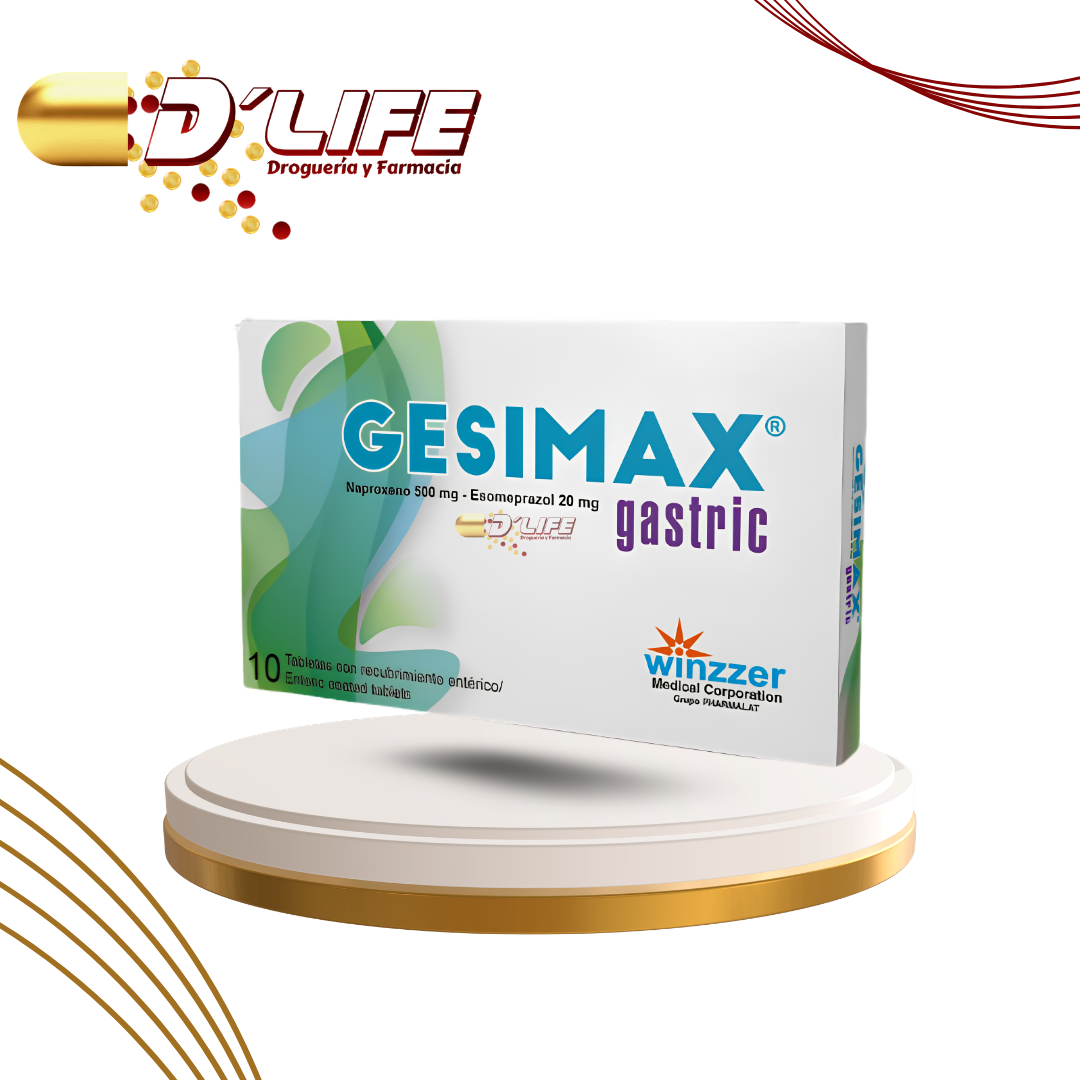 GESIMAX GASTRIC X 10 TABLETAS