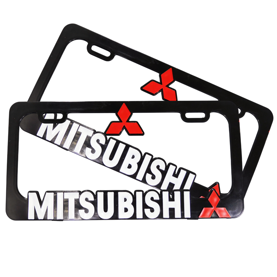 Porta Placas MITSUBISHI en 3D - Repuestos y Lubricantes Vicent's