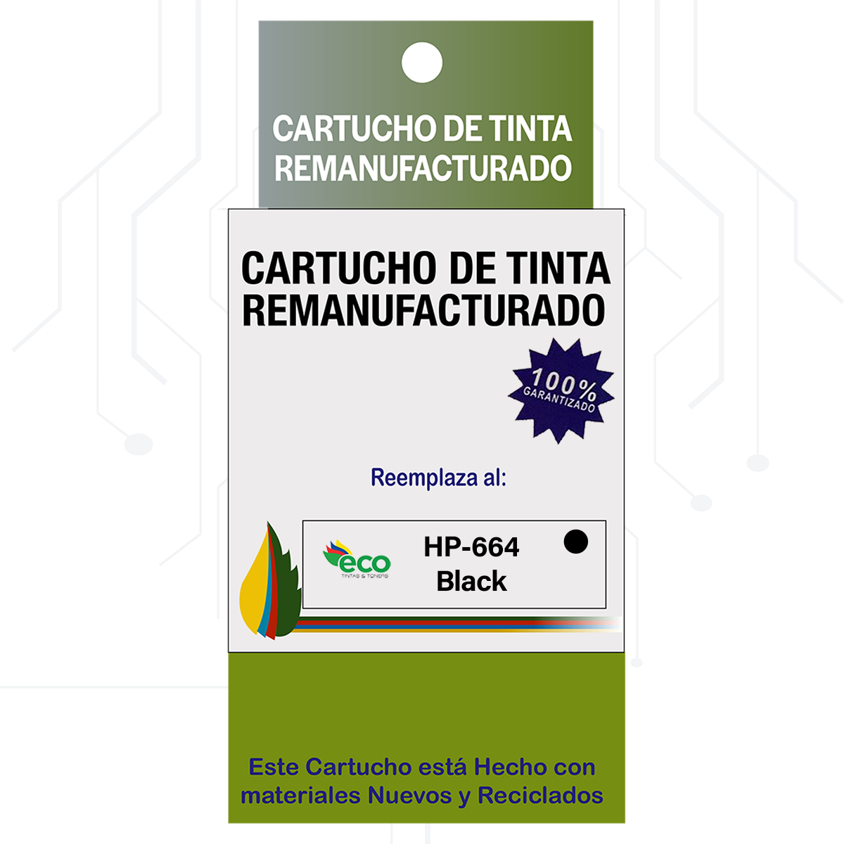 Cartucho HP 664 Generico Negro 