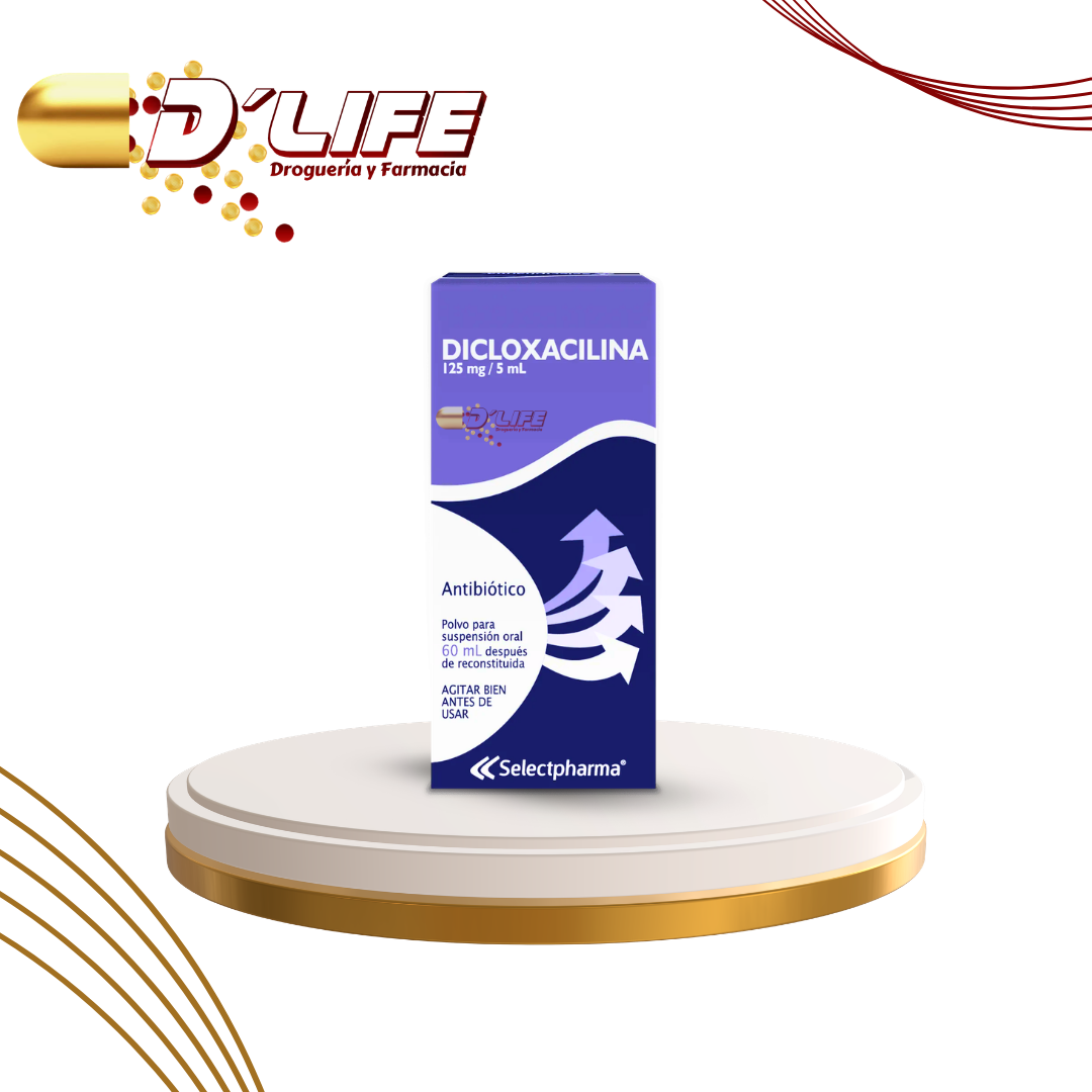 DICLOXACILINA 125MG/5ML SUSP. X 60ML. SELECT