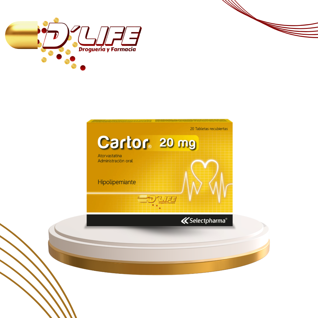 CARTOR 20MG CAJA X 20 TABLETAS