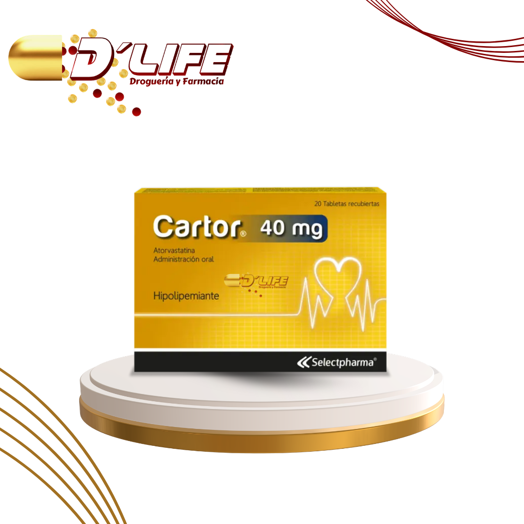 CARTOR 40MG CAJA X 20 TABLETAS