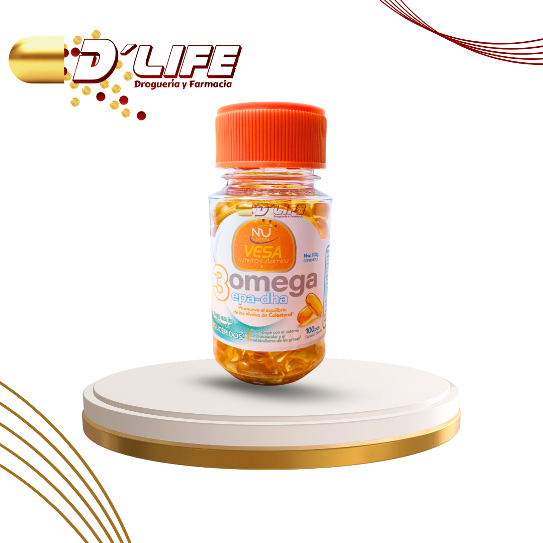 OMEGA 3 1G FRASCO X 100 CAPS. VESA