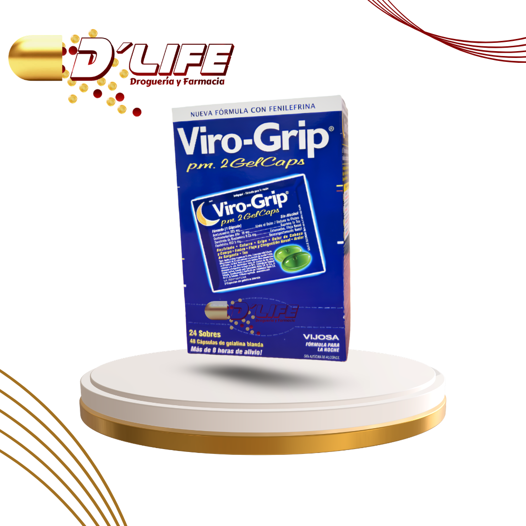 VIRO GRIP GEL NOCHE 24 SOBRES