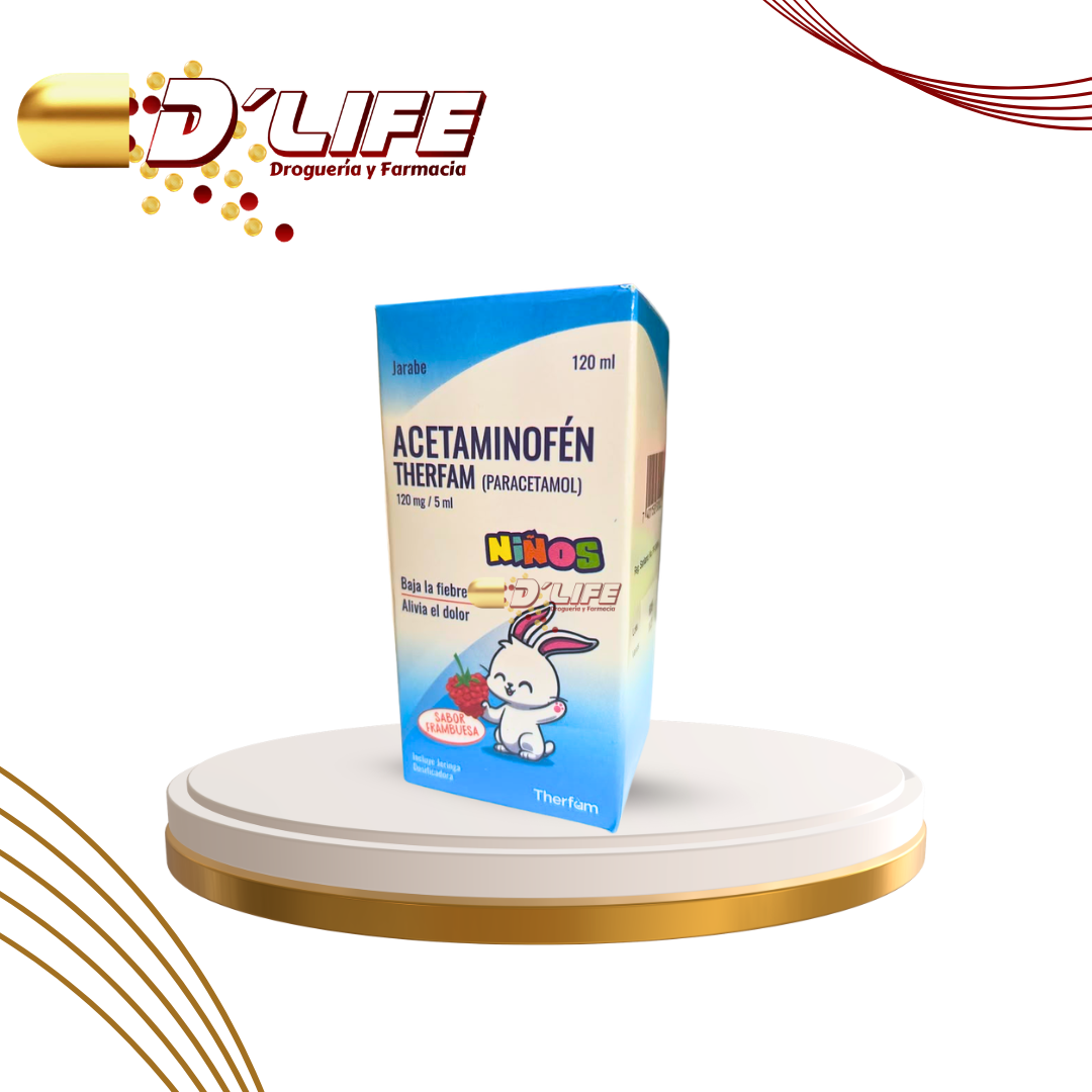 ACETAMINOFEN 120MG/5ML X 120ML THERFAM