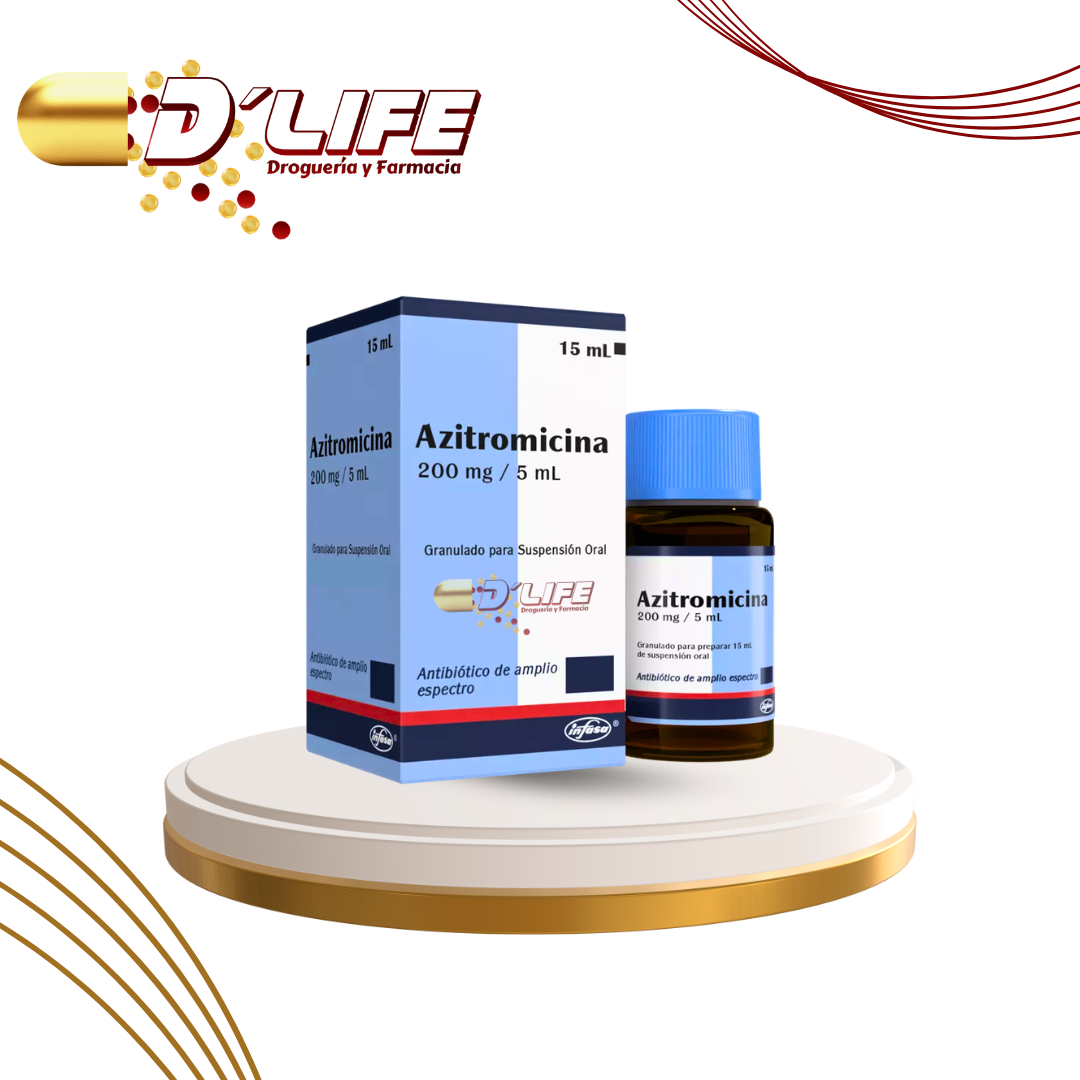 AZITROMICINA SUSP. 200MG X 15ML INFASA