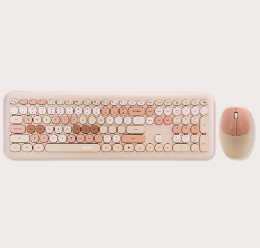 Teclado y Mouse Beige - Govania, S.A