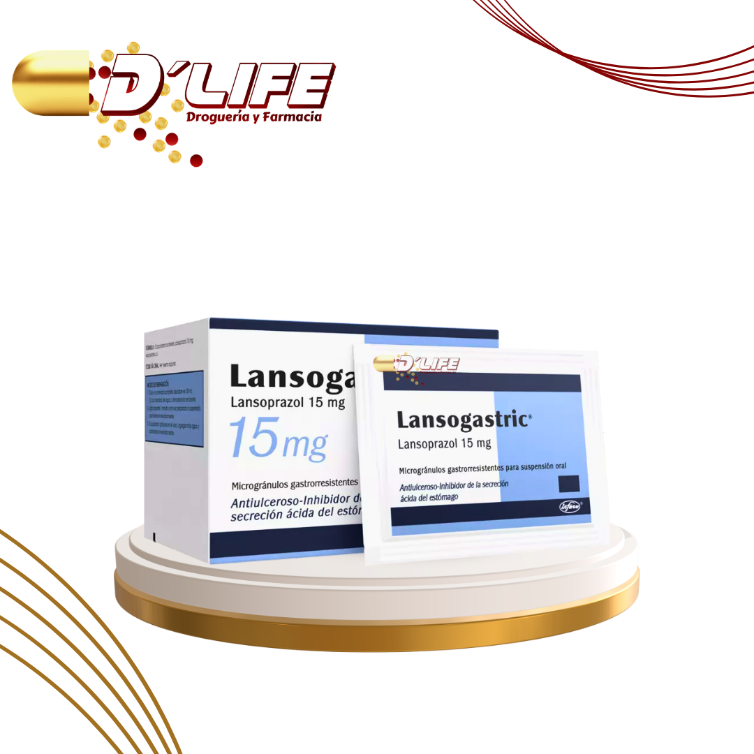LANSOGASTRIC 15 MG X 15 SOBRES