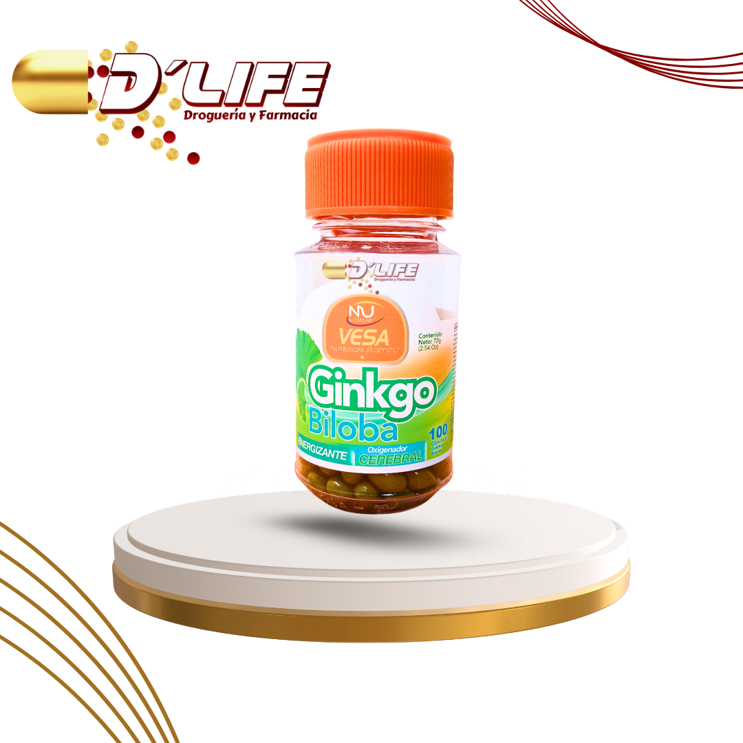 GINKGO BILOBA 500MG 100 CAPS VESA
