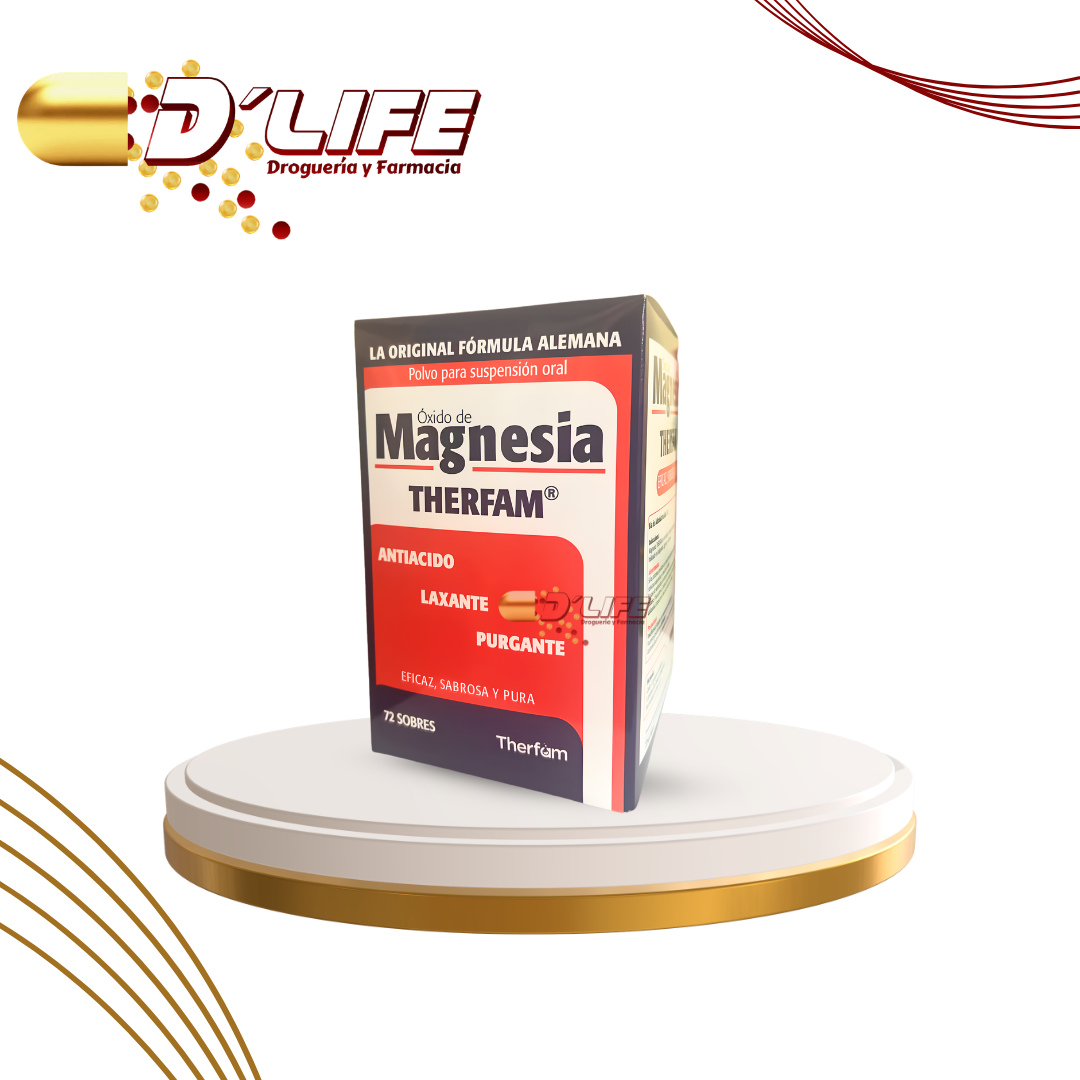 OXIDO DE MAGNESIA THERFAM CX72 SOBRES