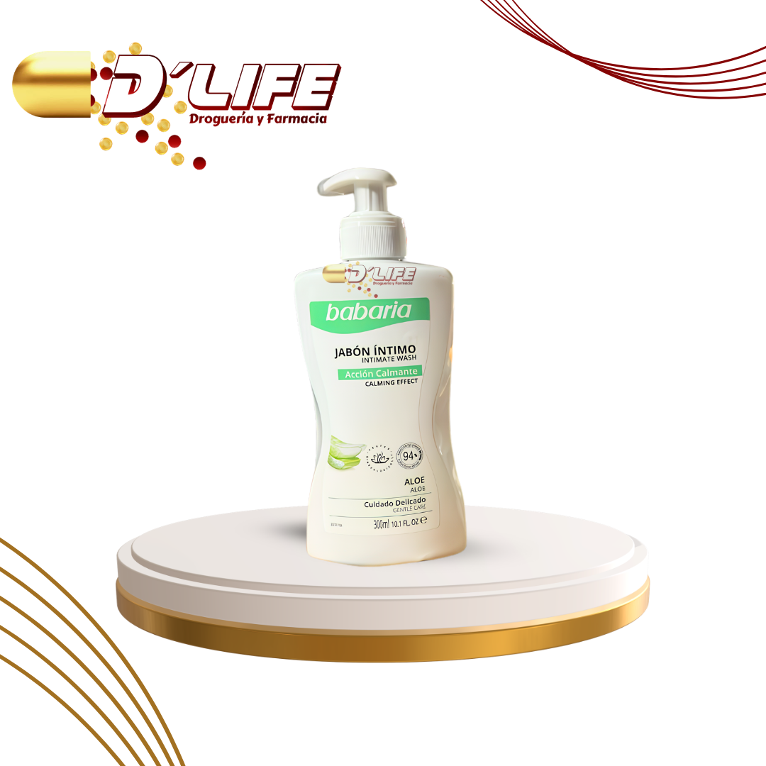 JABON INTIMO ALOE ACCION CALMANTE 300ML BABARIA