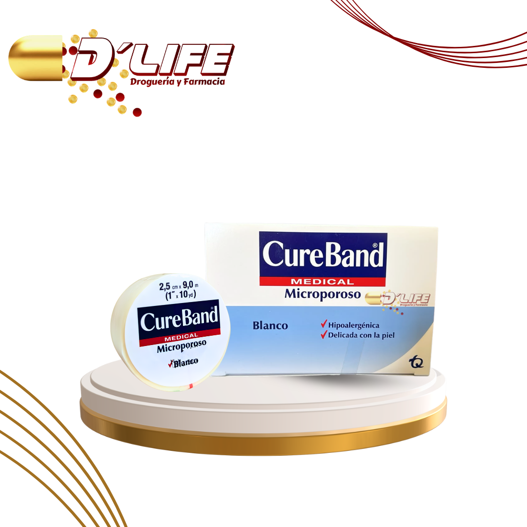 MICROPORE BLANCO 1 X 10 CUREBAND