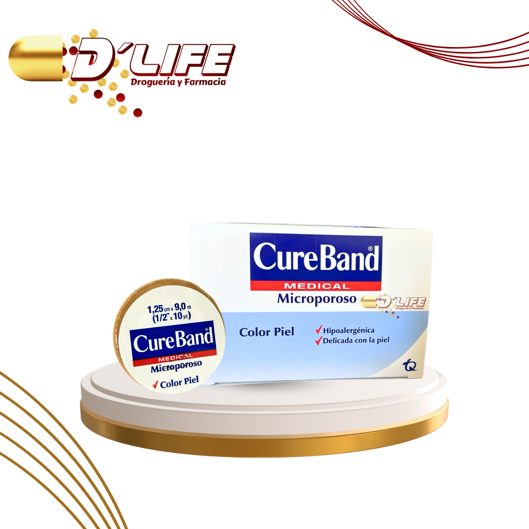 MICROPORE PIEL 1/2 X 10 CUREBAND