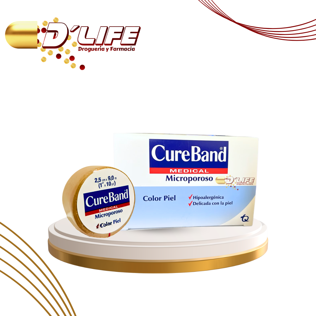 MICROPORE PIEL 1 X 10 CUREBAND
