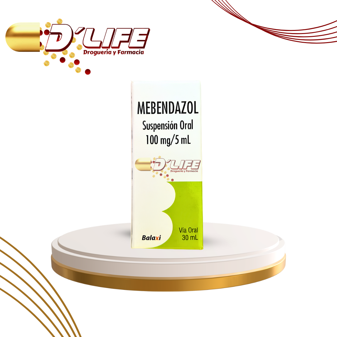 MEBENDAZOL 100MG/5ML X 30 ML BALAXI