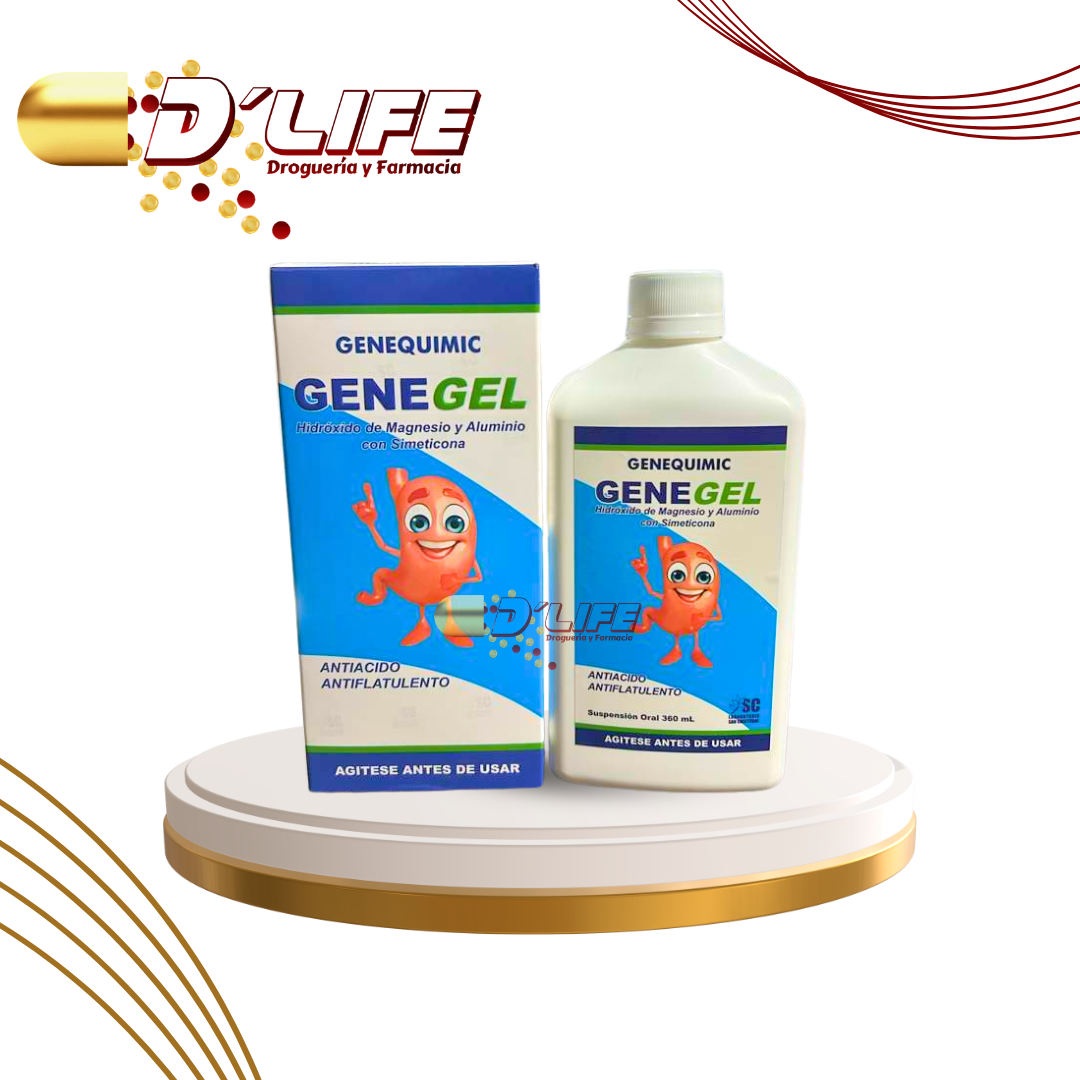 GENEGEL SUSPENSION ORAL 360ML