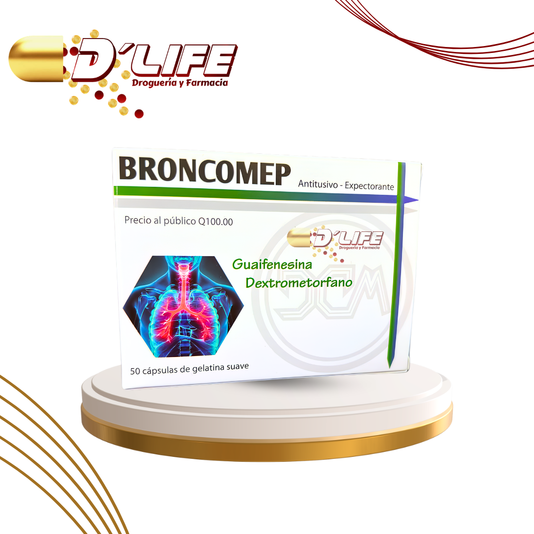 BRONCOMEP 50 GEL CAPS.