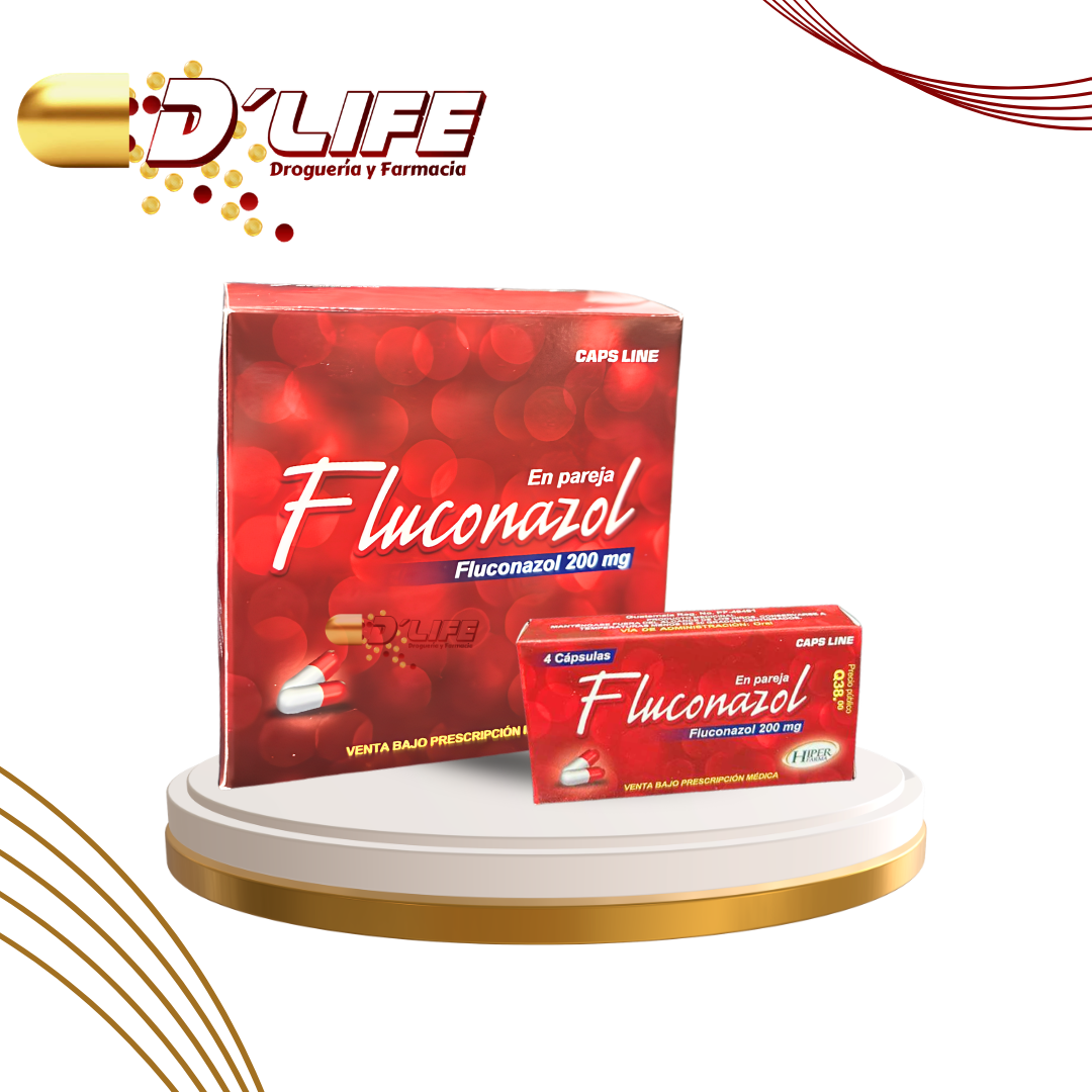 FLUCONAZOL 200 MG X 4 CAPS HIPERFARMA