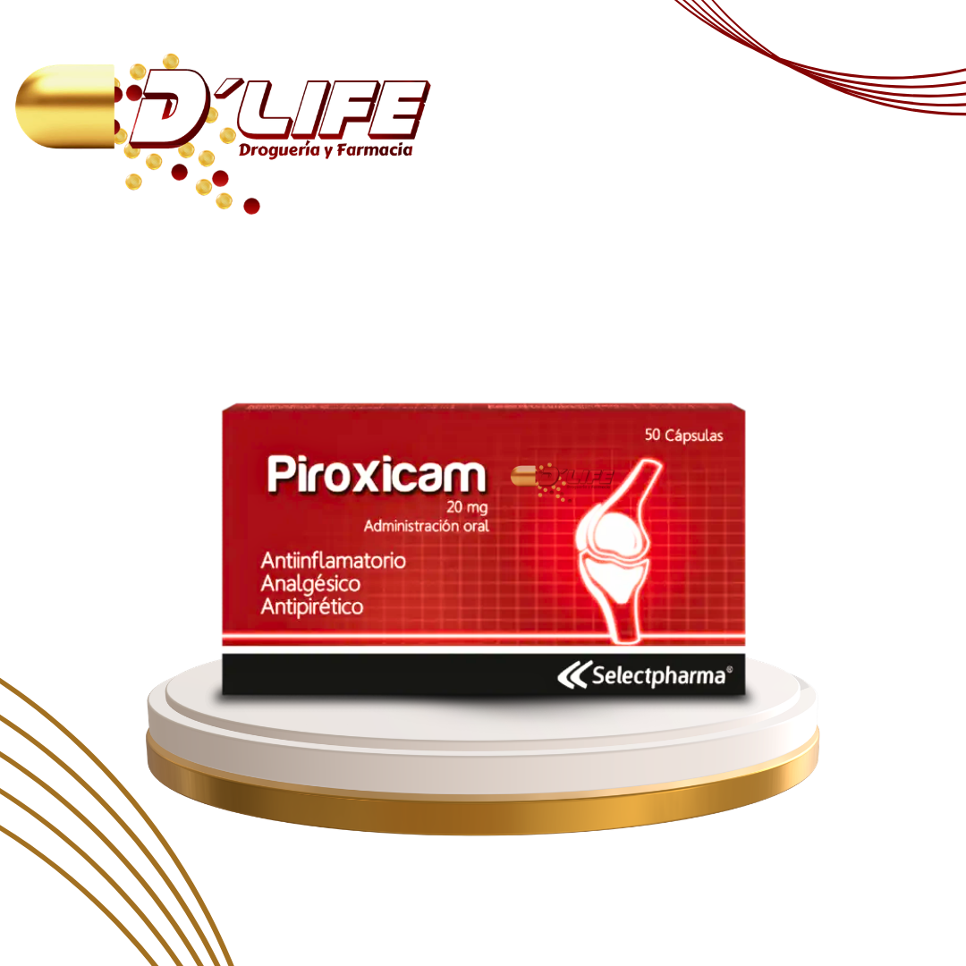  PIROXICAM 20MG C X 50 CAPS. SELECT