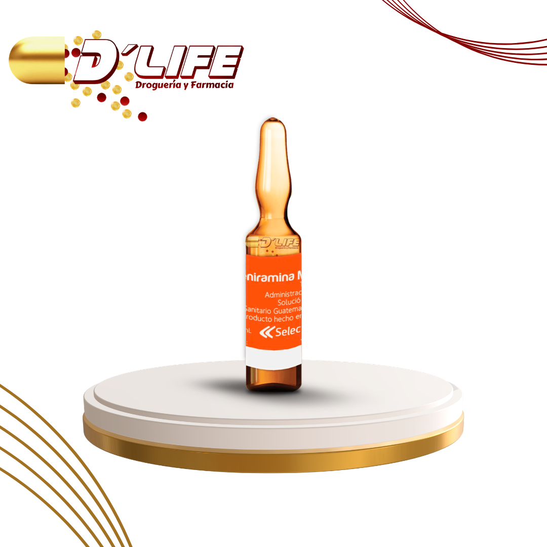 CLORFENIRAMINA MALEATO 10MG/1ML BLIS. X 5 AMP. SELECT