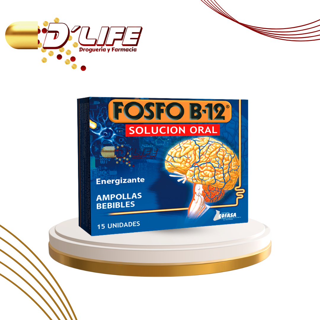 FOSFO B-12 x 15 AMPOLLAS BEBIBLES