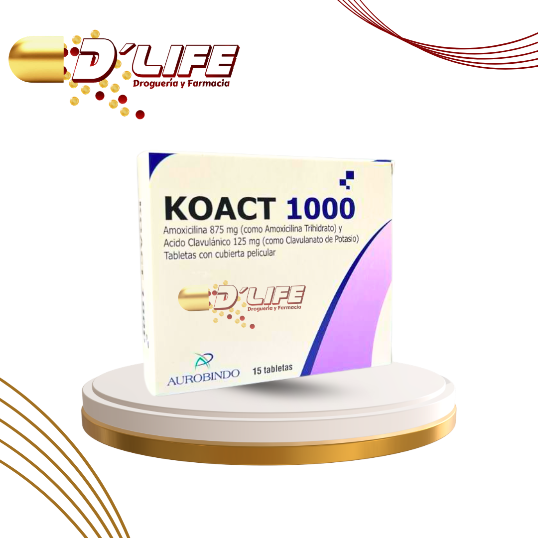 KOACT 1000MG X 15 TAB.
