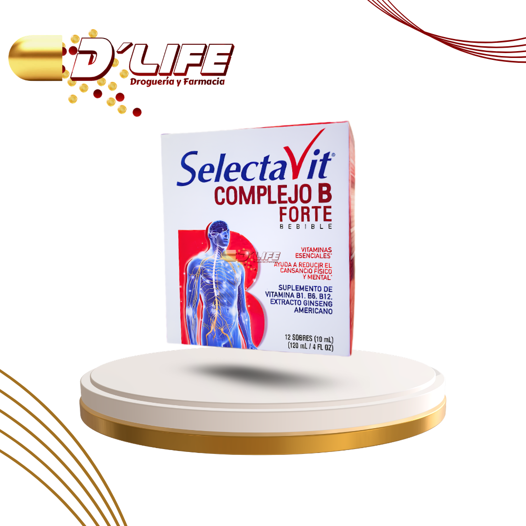 SELECTAVIT B-COMPLEX FORTE BEBIBLE X 12 SOB.