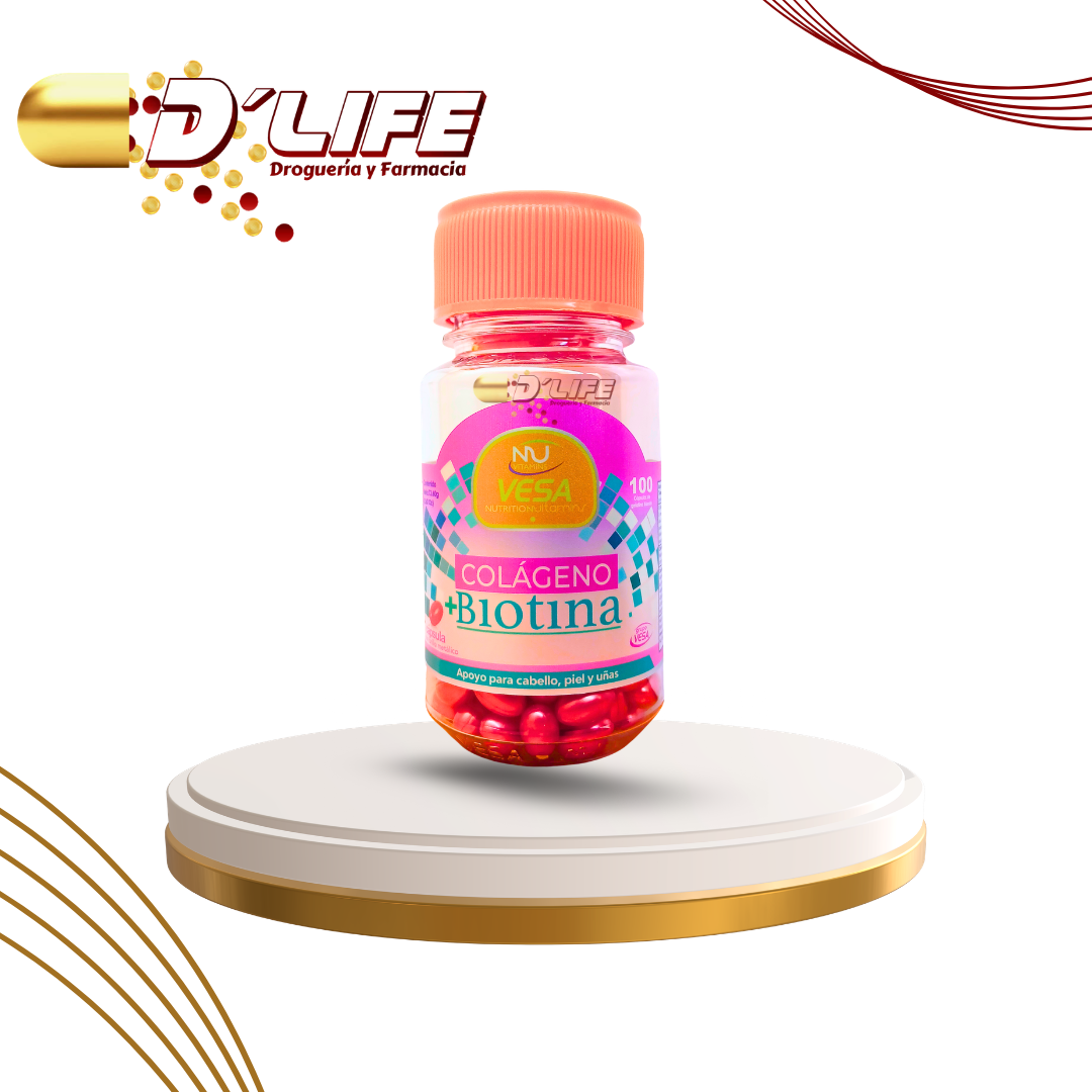 COLÁGENO + BIOTINA X 100 CAPSULAS