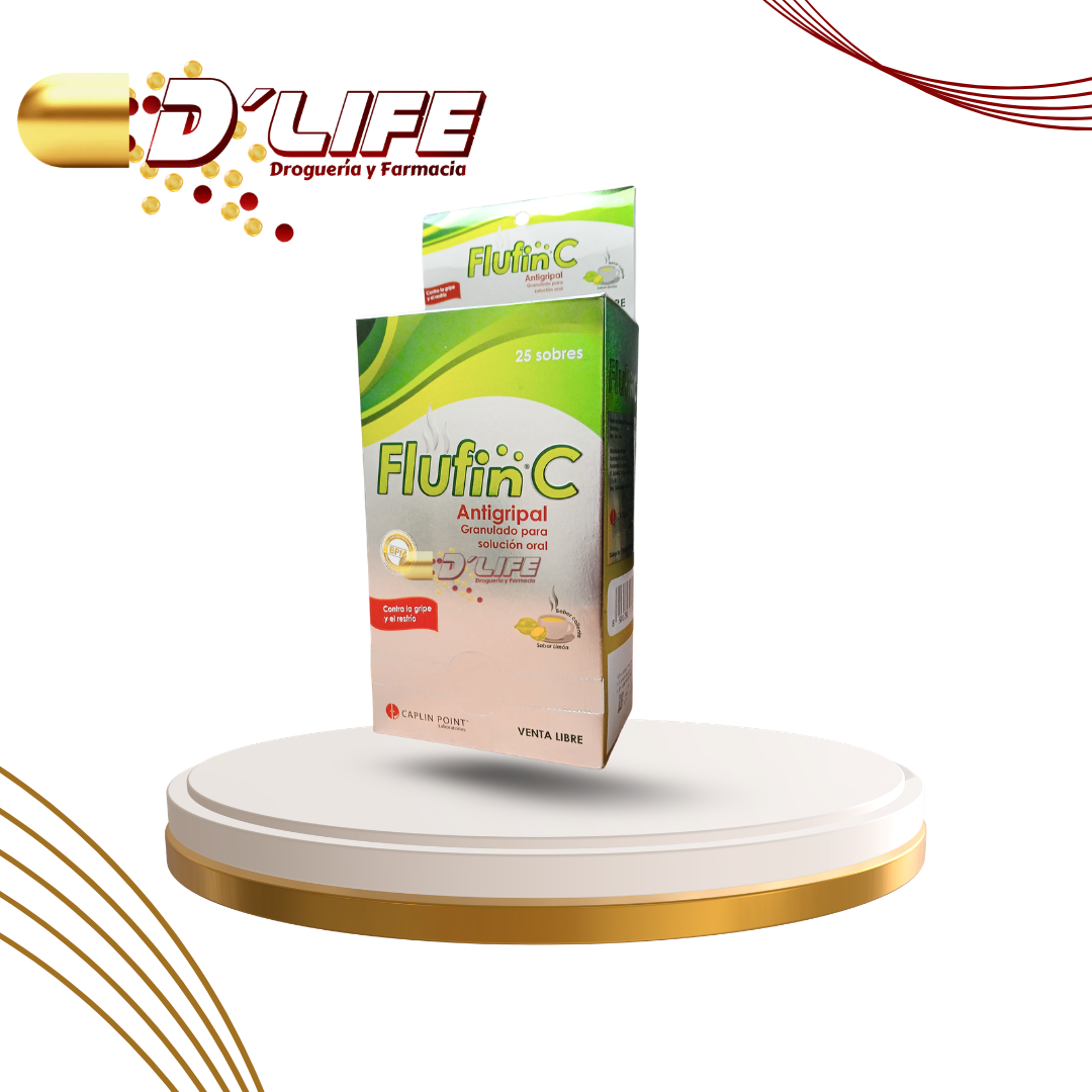 FLUFIN C SOLUCIÓN ORAL CAJA DE 25 SOBRES