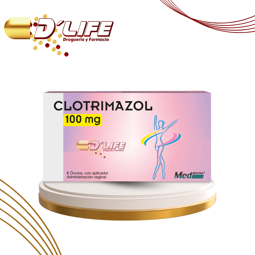 CLOTRIMAZOL 100 MG X 6 OVULOS VAGINALES MEDPHARMA