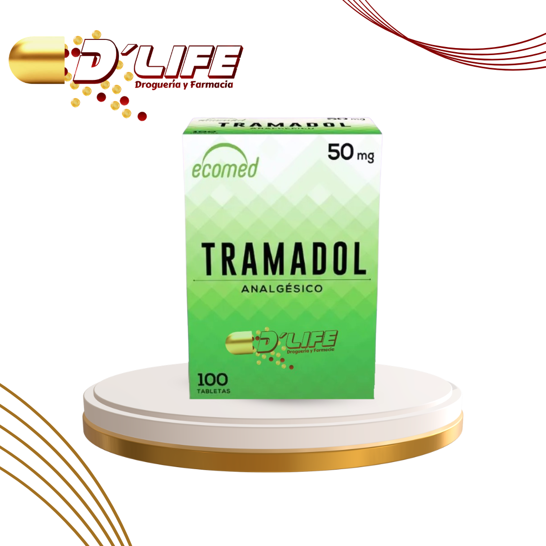 TRAMADOL 50MG X 100 TABLETAS ECOMED