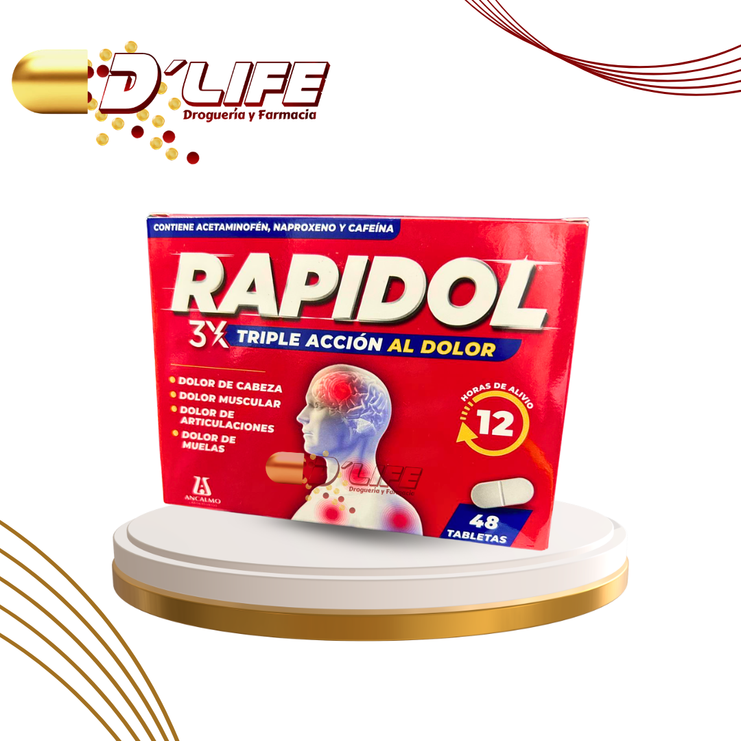 RAPIDOL TRIPLE ACCION X 48 TABL
