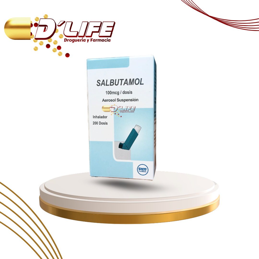 SALBUTAMOL AEROSOL SUSP 100MCG X 200 DOSIS PROMEGAL