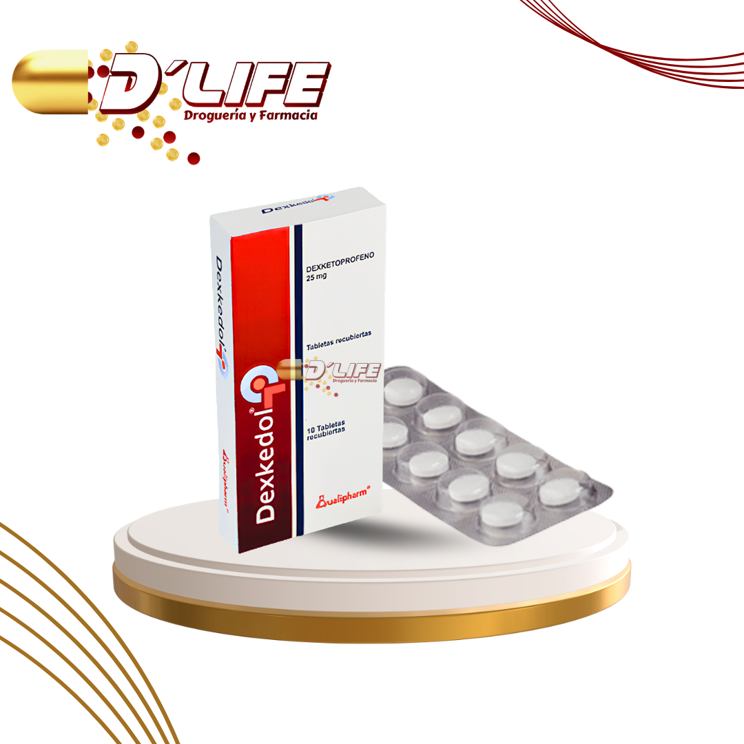 DEXKEDOL 25MG X 10 TABLETAS QUALIPHARM