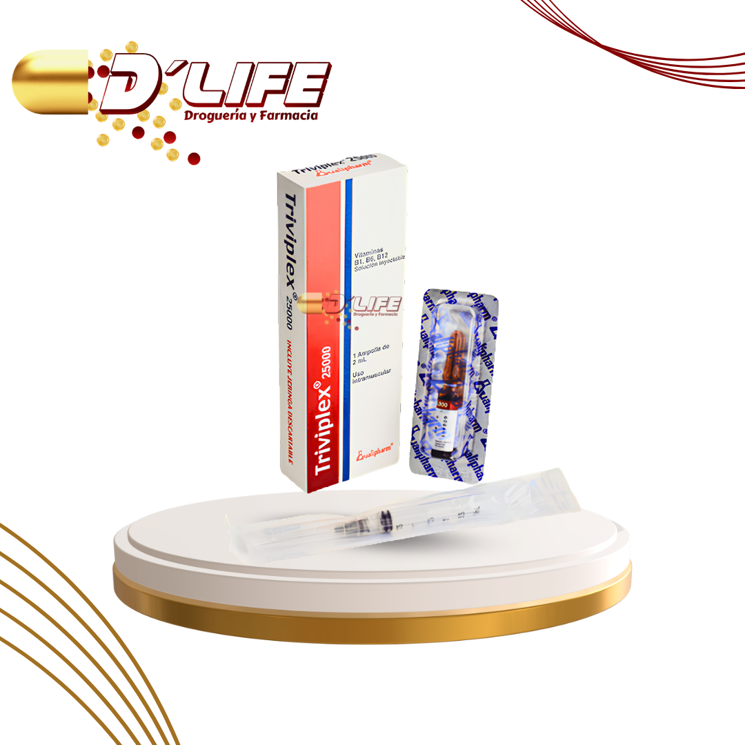 TRIVIPLEX 25,000 AMPOLLA X 2ML QUALIPHARM