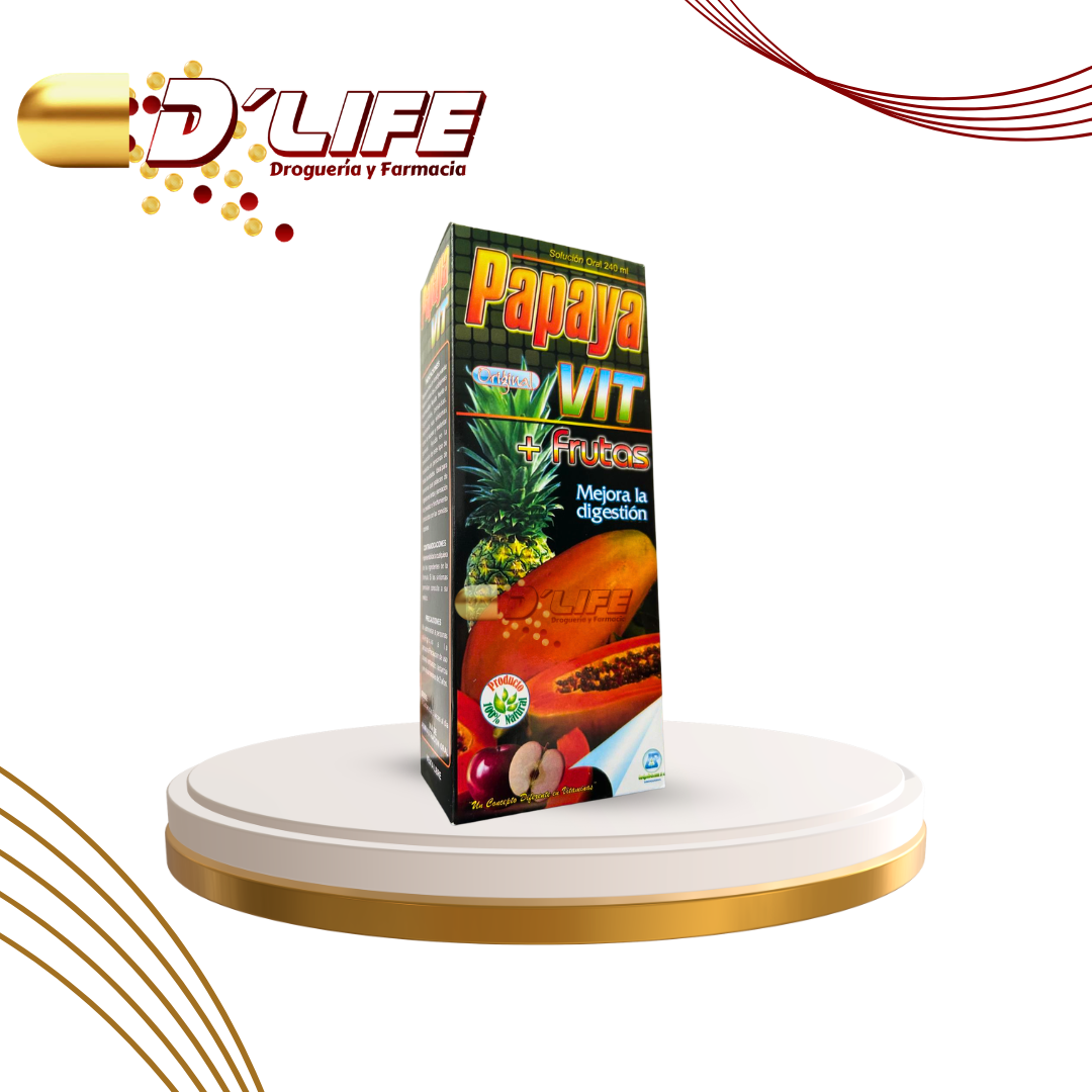 PAPAYA VIT + FRUTAS JARABE 240ML