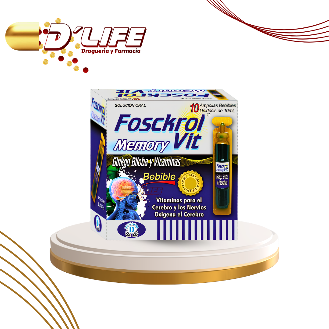 FOSCKROL VIT MEMORY X 10 AMP. BEBIBLES