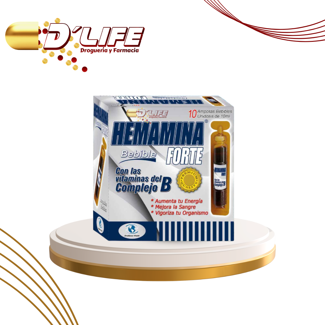 HEMAMINA FORTE X 10 AMP. BEBIBLES PVC