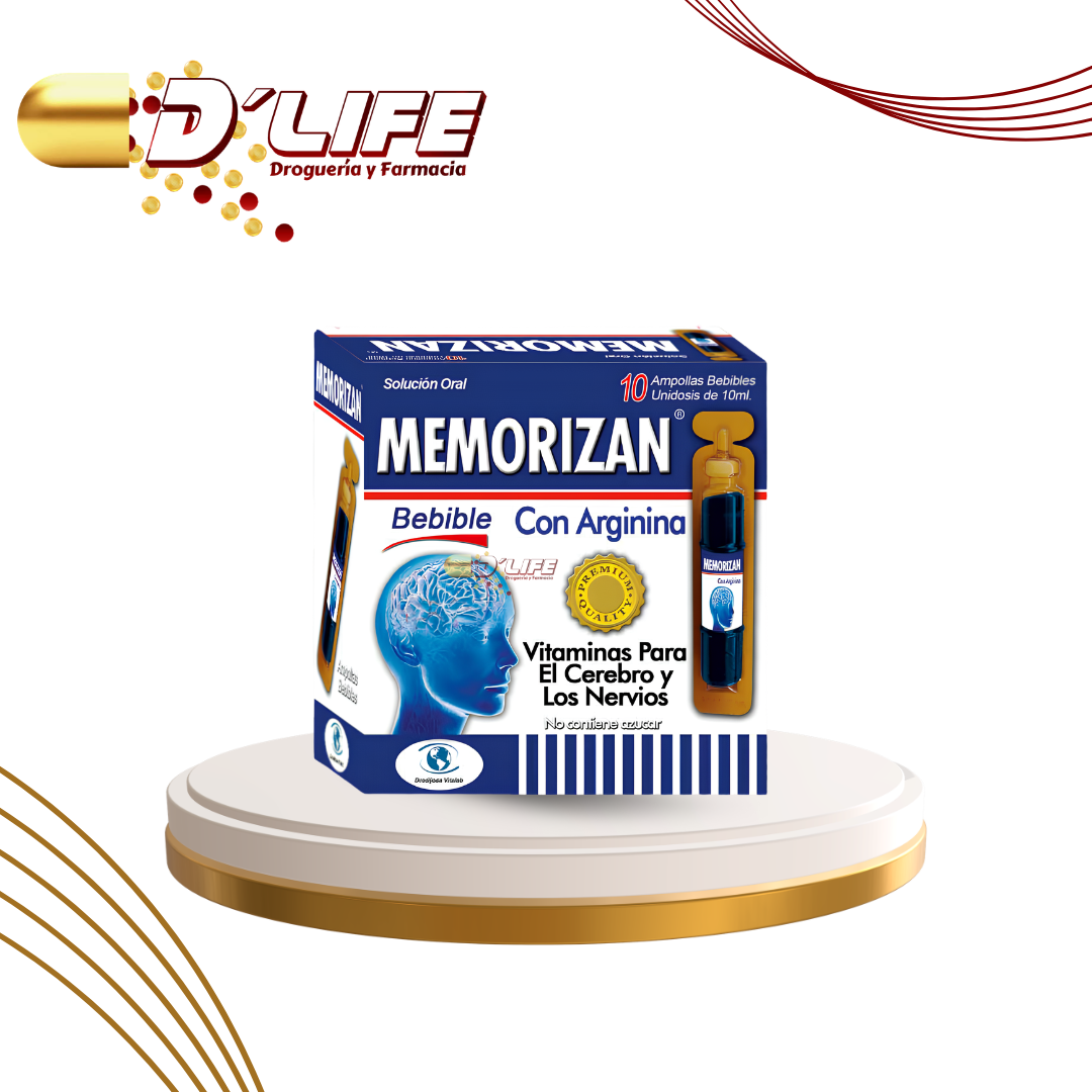 MEMORIZAN CON ARGININA X 10 AMP. BEBIBLES