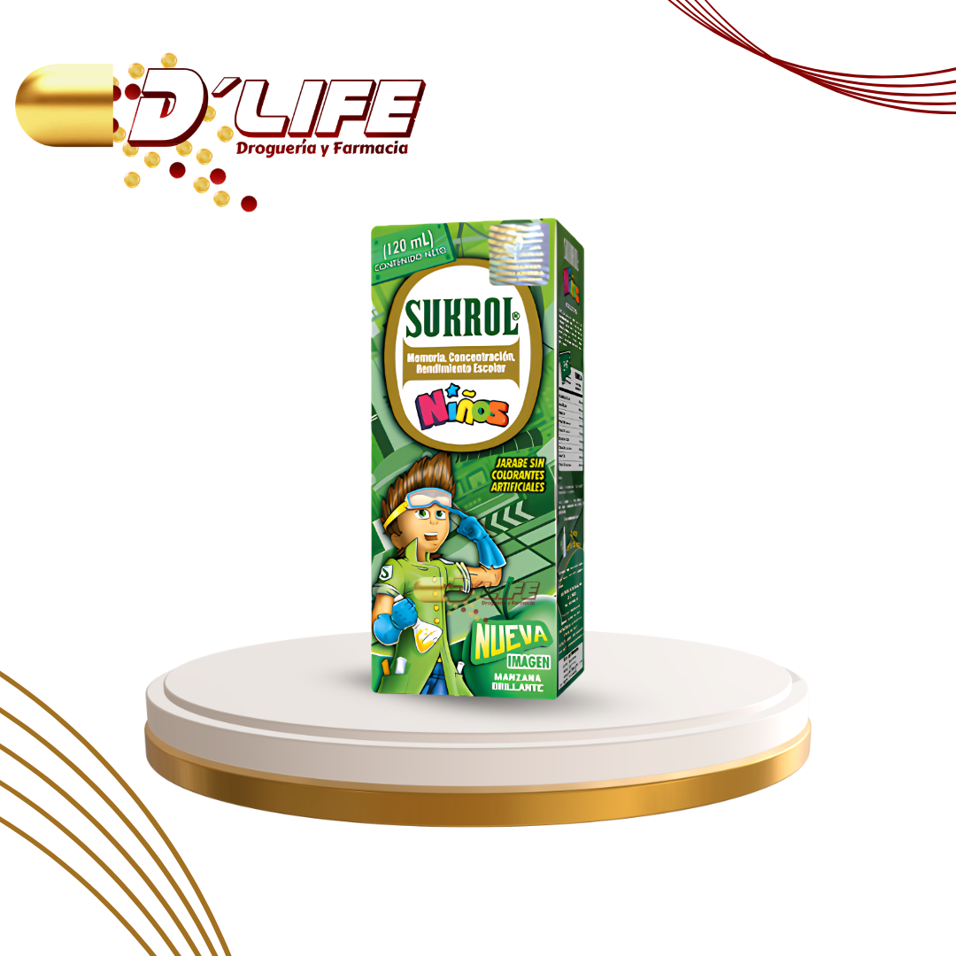 SUKROL MANZANA JARABE X 120 ML 