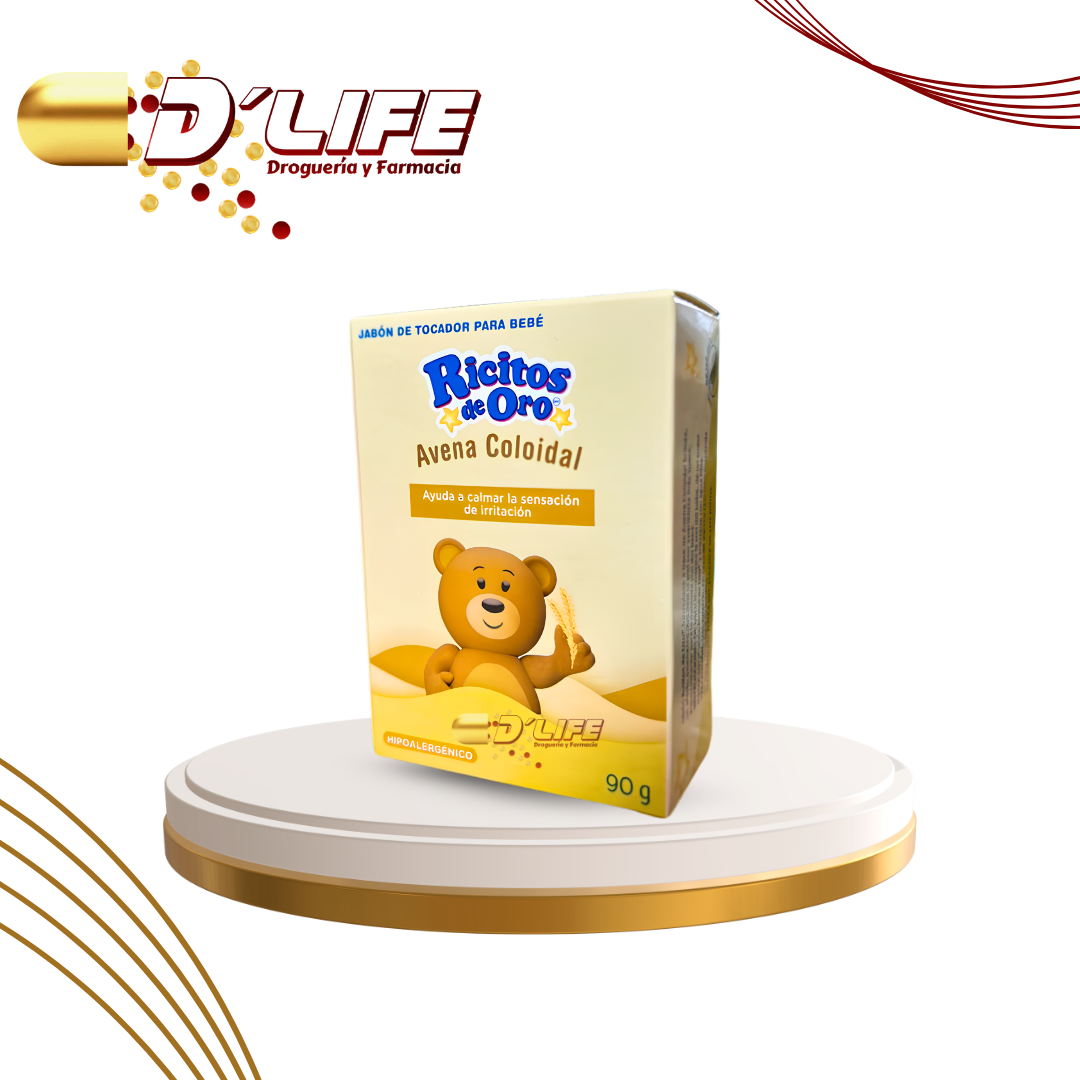JABON RICITOS DE ORO AVENA COLOIDAL 90G
