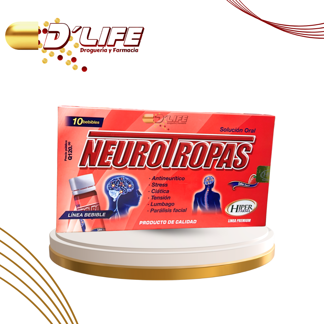 NEUROTROPA BEBIBLE X 10 HIPERFARMA