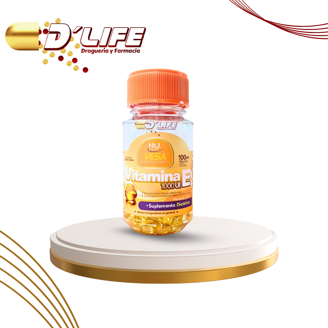 VITAMINA E 1,000UI X 100 CAPS. VESA
